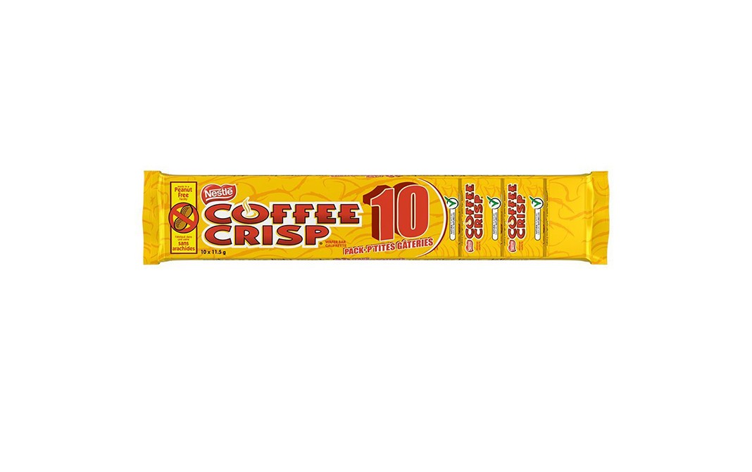 Nestle Coffee Crisp, 10 Pack-Pittes Gateries   Pack  115 grams